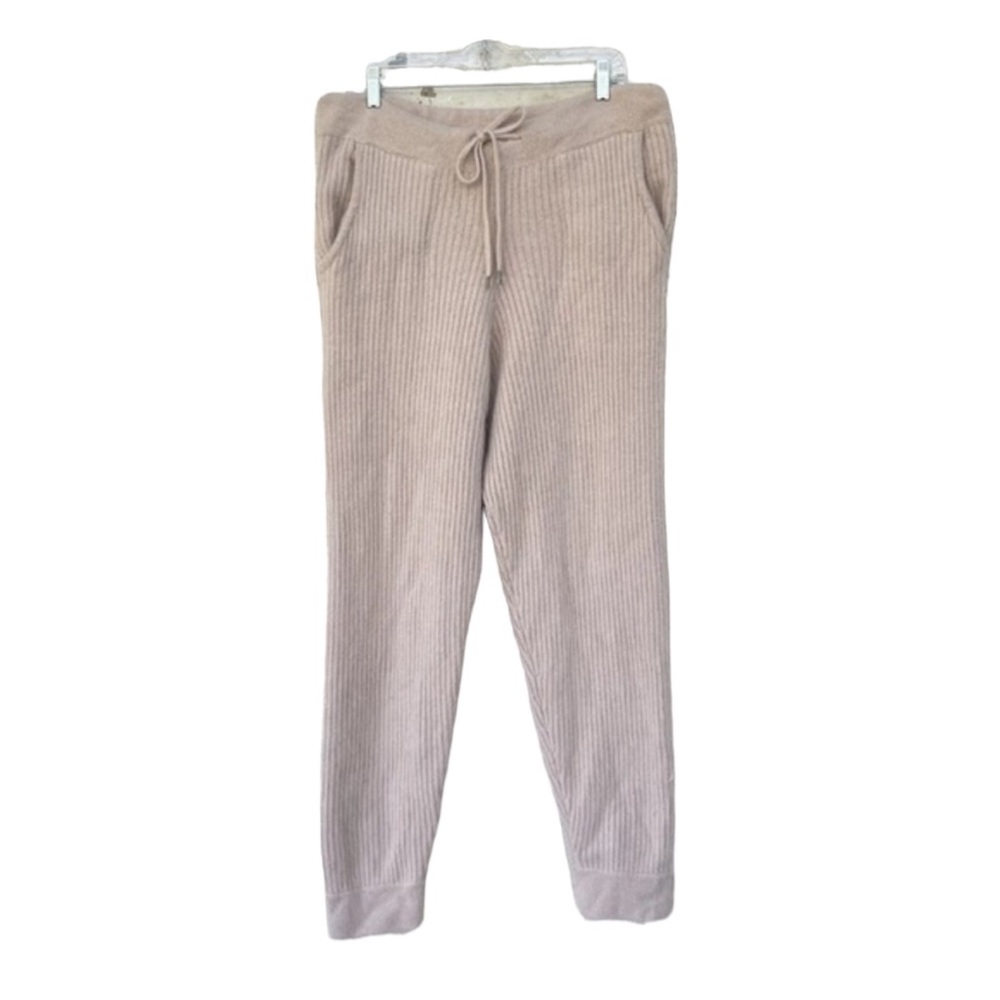 Naked Cashmere Ribbed Knit Pants, 2XL Shell Pink